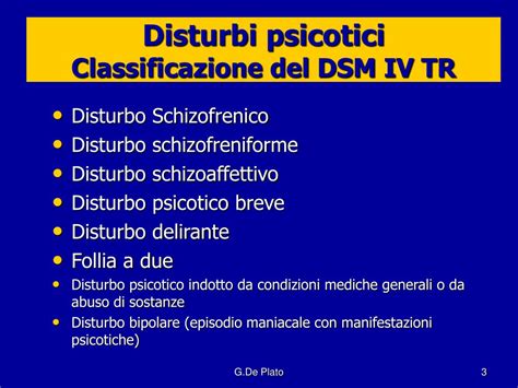 PPT Disturbo Schizofrenico E Disturbi Psicotici PowerPoint