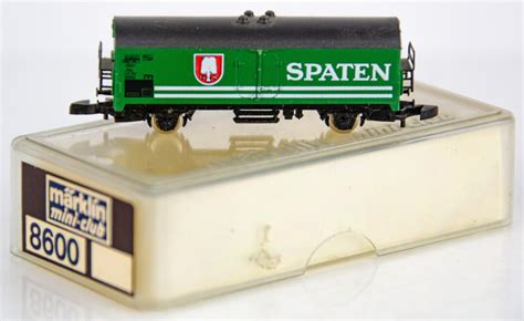 Rare Vintage Marklin Mini Club German Z Scale Spaten Brau Beer