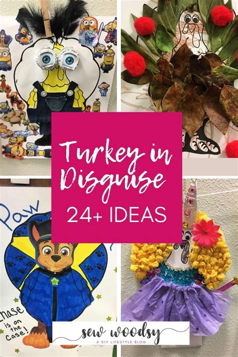 Disguise A Turkey Ideas Kids Turkey Disguise Project Turkey In