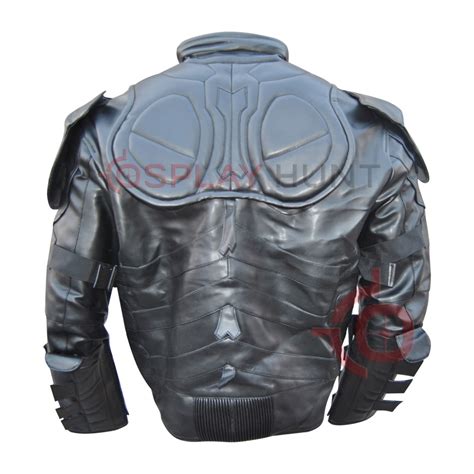 Batman The Dark Knight Rises Motorcycle Leather Jacket Batman