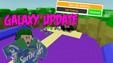 Galaxy World New Update In Roblox Tapping Legends Youtube