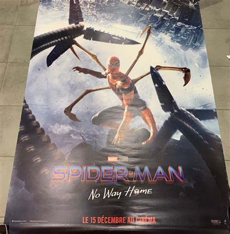 Affiche De Cinéma Spider Man No Way Home Préventive 120 160 Cm