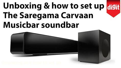 Saregama Carvaan Musicbar Soundbar Unboxing And Setting Up YouTube