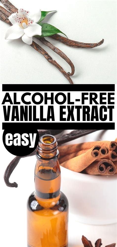 Homemade Alcohol Free Vanilla Extract Recipe Homemade Vanilla