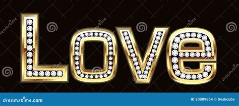 Love Word In Bling Bling Stock Images - Image: 20089854