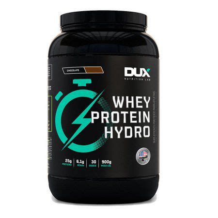 WHEY PROTEIN HYDRO 900G DUX NUTRITION WW CURITIBA SUPLEMENTOS