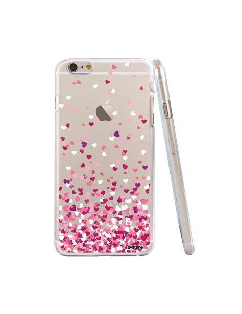 5 Sur Coque Pour IPhone 6 Plus 6S Plus Rigide Transparente