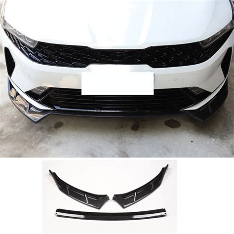 FOR KIA K5 2021 2023 GT Line Carbon Fiber Front Bumper Lip Kit Spoiler