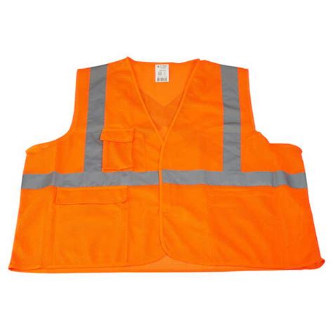 Safegear Class 2 Safety Vest With Hook And Loop Closure J J Keller