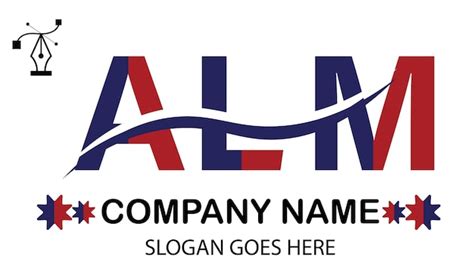 Premium Vector Alm Letter Logo