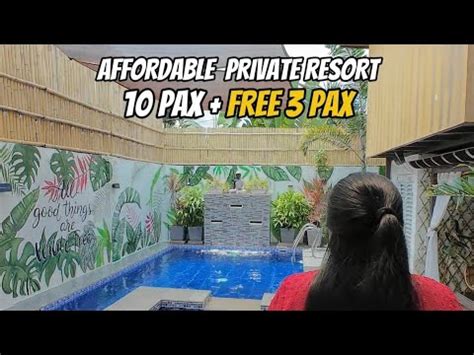 La Isha Pool Garden Exclusive Resort Montalban Rizal Resort YouTube