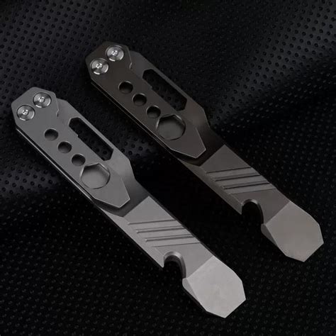 Titanium Pry Bar Edc Tool Multi Tool Bottle Opener With Pocket Cilp