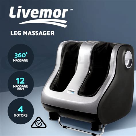 Livemor Foot Massager Electric Massagers Shiatsu Ankle Calf Leg