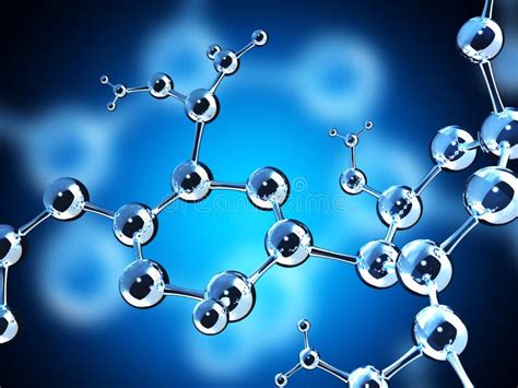 Abstract Molecular Structure From Glass Stock Illustration Illustration Of Mesh Dimensional