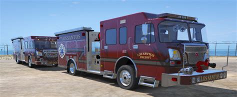 TEXTURE Los Santos Fire Department Pack Modification Universe