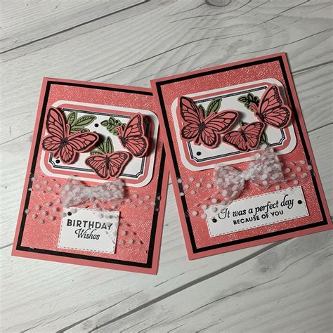 Floating Fluttering Bundle From Stampin Up Butterfly Cards