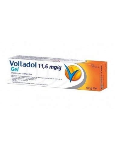 VOLTADOL 11 6 MG G GEL CUTÂNEO 1 TUBO 60 G