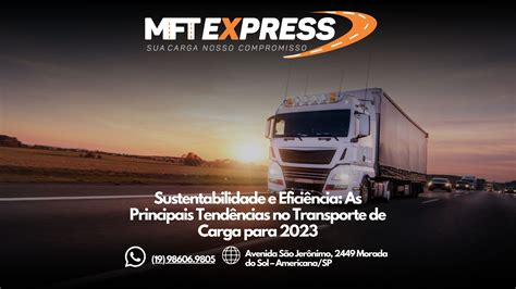 Sustentabilidade E Efici Ncia As Principais Tend Ncias No Transporte