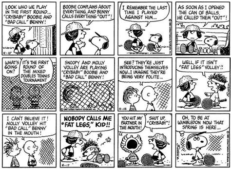 Pin By A On Tennis Peanuts Comic Strip Charlie Brown And Snoopy