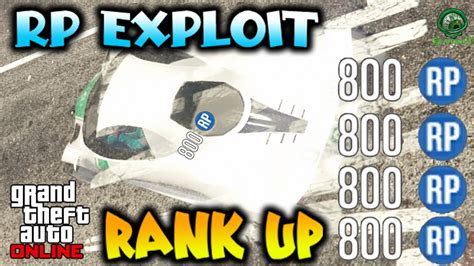 SOLO NO REQUIREMENTS RP EXPLOIT 4x MONEY RP RANK UP GTA