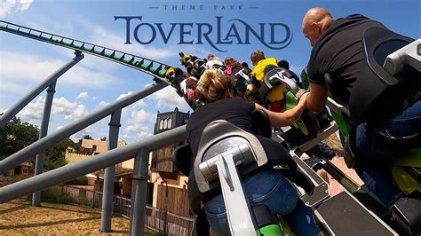 Booster Bike Launched Roller Coaster POV Toverland YouTube