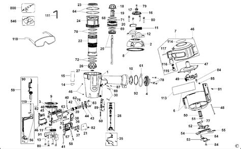 Schemat Pistolet do gwoździ DeWalt D51321 Type 2 D51321 QS części