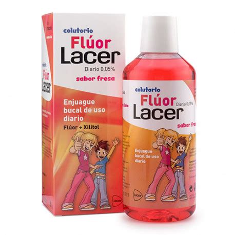 Flúor Lacer Colutorio Infantil Diario 0 05 Fresa 500ml Oferfarma