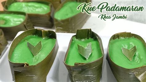 Kue Padamaran Resep Kue Basah Khas Jambi Youtube