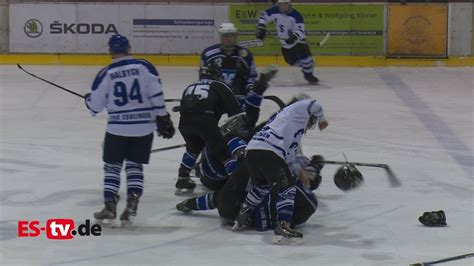 Eishockey ESG Esslingen Gegen TSG Reutlingen YouTube