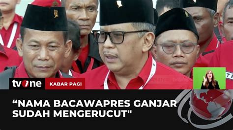 Nama Bakal Cawapres Ganjar Makin Mengerucut Hasto Tunggu Tanggal