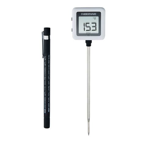 Farberware Protek Instant Read Digital Meat Thermometer And Reviews Wayfair