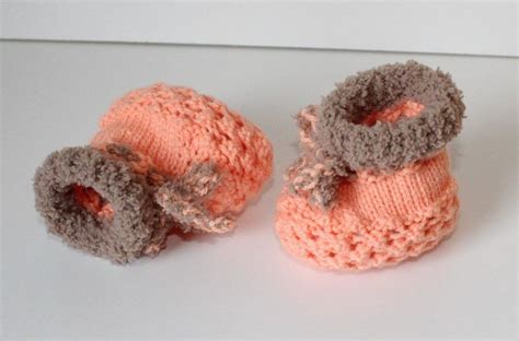 Strickanleitung Babyschuhe Booties Babystiefel Sohlenlänge 9 5 cm