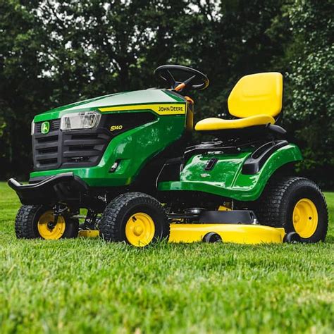 John Deere S160 48 24 Hp V Twin Els Gas Hydrostatic Riding Lawn Tractor Bg21211 The Home Depot