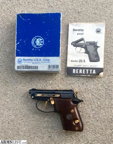 ARMSLIST For Sale Trade Beretta 21a 25 ACP Limited Edition