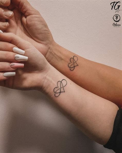 Mother Son Infinity Tattoos