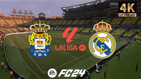 Las Palmas Vs Real Madrid La Liga Ea Fc 24 Ps5™ 4k Hd Youtube