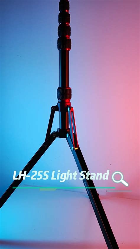 Portable Camera Video Light Stand Adjustable Light Stands,6 Sections ...