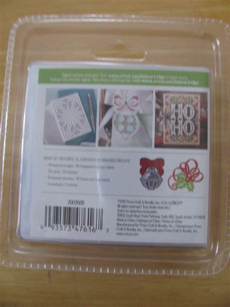 Cricut Cartridge Anna Griffin Christmas Cards Embellishments 2