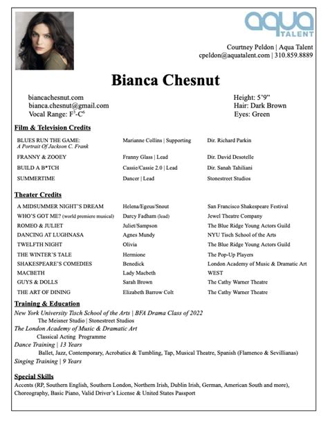 Headshot And Resume