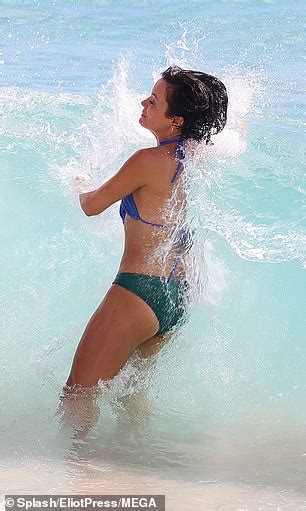 PICTURE EXCLUSIVE Lily Allen Shows Off Her Incredible Bikini Body Frolicing In The Sea Of St