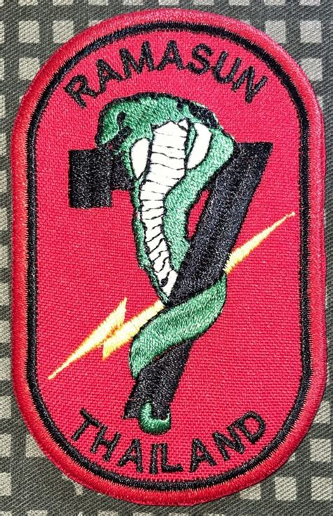 Us Army Th Rrfs Radio Research Field Station Ramasun Thailand Patch