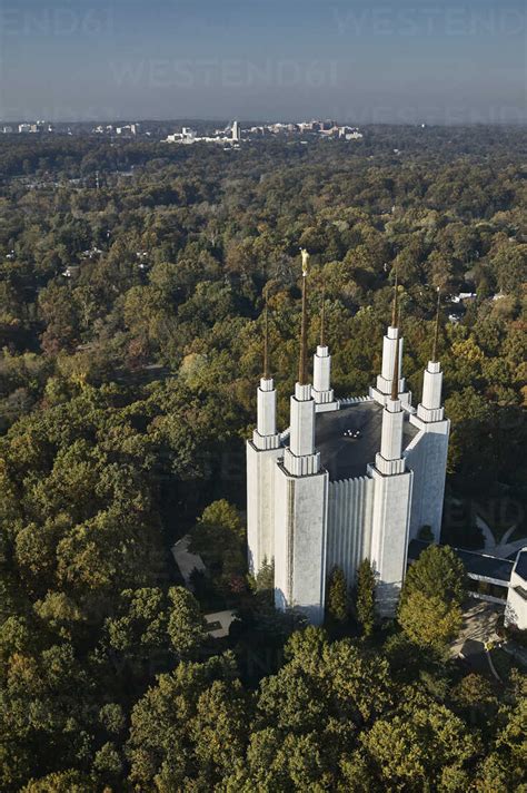 Usa Maryland Aerial Photograph Of The Mormon Temple In Kensington