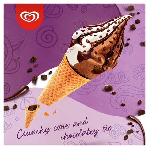 Cornetto Soft Cookie And Chocolate Ice Cream Cones Ocado