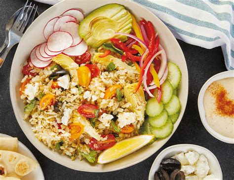 Mediterranean Cauliflower Rice Bowl Market Of Choice