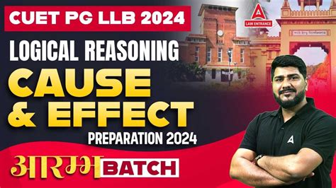 Cuet Pg Llb Logical Reasoning Cause Effect Cuet Pg Llb