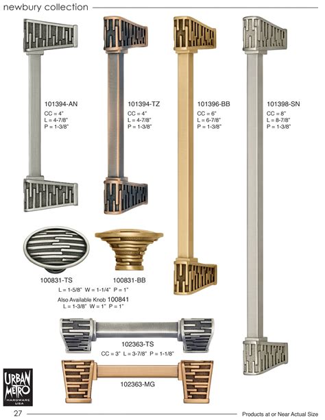 Newbury Collection Urban Metro Hardware