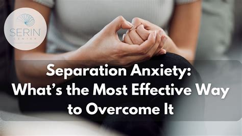 Separation Anxiety Disorder Treatment Options And Support