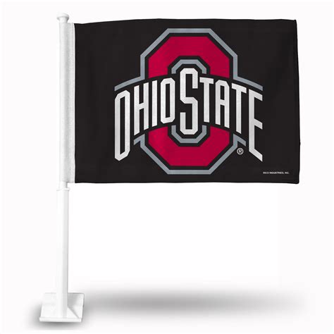 Rico Industries Ohio State College Double Sided Car Flag 16 X 19