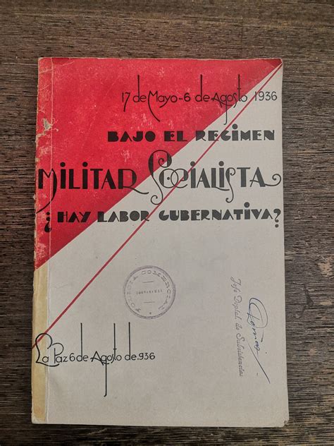 Librería Anticuaria Atenea Bajo el regimen militar socialista Hay