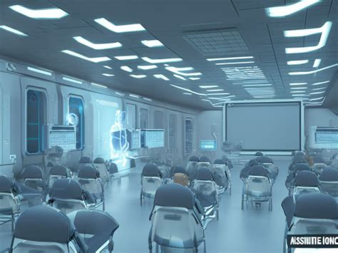 Burly Quail280 Futuristic Classroom With High Tech Equipment Highly